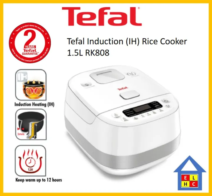 Tefal Induction (IH) Rice Cooker 1.5L RK808 Lazada