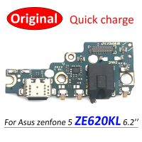 Original New Charging Port For Asus zenfone 5 ZE620KL 6.2 Charge Board USB Plug PCB Dock Connector Flex Cable Replacenent Parts Wall Chargers