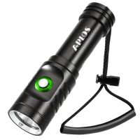 APLOS AP01 1050 Lumens Diving Flashlight XM-L2 5000k LED Scuba Dive Light  IPX8 Waterproof Underwater 100m Rechargeable Torch Rechargeable  Flashlight