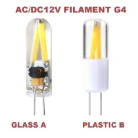 【✱2023 HOT✱】 gaqiugua6 5ชิ้นหลอดไฟ Ac G4/Dc12v 3W เส้นใย180lm โคมไฟระย้า Led สำหรับบ้านแสงสีขาวอบอุ่น