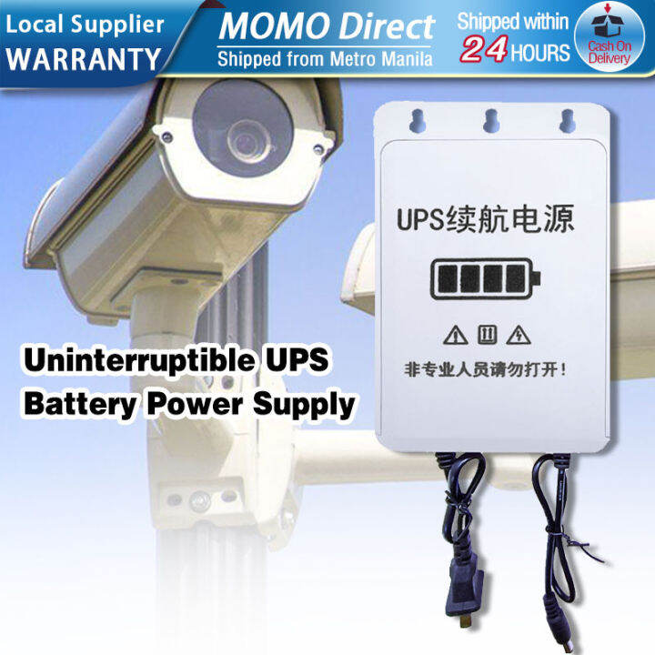 12V 2A CCTV Monitor UPS Power Supply Uninterruptible Power Supply Rechargeable Lazada PH
