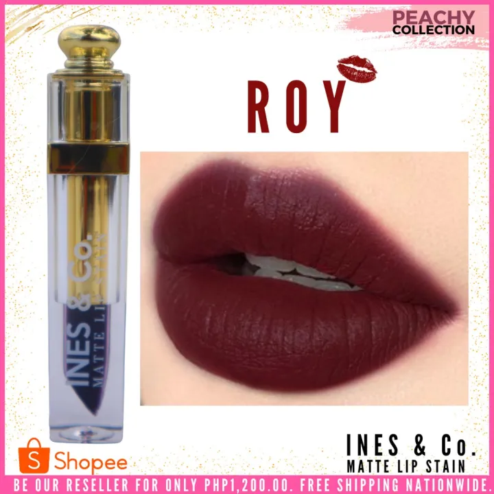 [INESCO.PH] Matte Lip Stain ROY Long Lasting Lip Stain Highly Pigmented