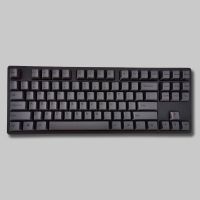 Custom Keycaps Set for Mechanical Keyboard Carbon Black Opaque Dark Legends OEM Profile PBT