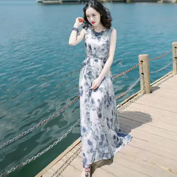 Beach store dress lazada