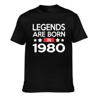 Custom Printing Legends Are Born In 1980 Tshirts Mens Gifts