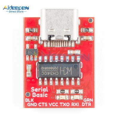 แผงโมดูลบอร์ดเพื่อ Ttl Usb 3.3V 5V Type-C ดาวน์โหลดสายเคเบิลอัพเกรดอุตสาหกรรมแปรงรองรับ Mcu Stm8 Stm32สำหรับ Arduino