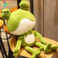 เบาะโซฟาที่สร้างสรรค์น่ารัก ANGCHI หมอนรองขา Kermit ของตกแต่งบ้านหมอนตุ๊กตาสัตว์ยัดไส้ของเล่นเอาใจกบยัดไส้ของเล่นกบตุ๊กตากบผ้ากำมะหยี่ตุ๊กตาผ้ากำมะหยี่