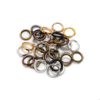 200pcsbag 4 5 6 mm Link Loop wholesale Vintage Bronze Jump Rings Split Ring Connectors For Diy Jewelry Finding Making Connector