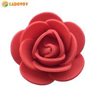 100pcs Artificial Flowers Heads Flower Balls Making 3.5CM Fake Floral Heads DIY Decorations Stemless Flowers for Wedding Party