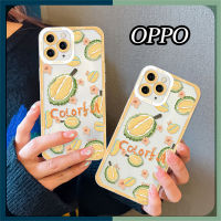 TPU เคสโทรศัพท์มือถือ For OPPO A3S A12E A74 A55 A73 A9 A5 A15 A15S A93 A53 A32 A33 A31 A54 A7 A5S A94 A1K A16K Reno 5F 5 6 Pro 6Z 5Z F9 F19 F11 Pro กันกระแทก ลายผลไม้