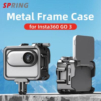 Protective Cage Compatible For GO 3 Camera Aluminum Protective Frame Case Camera Replacement Accessories