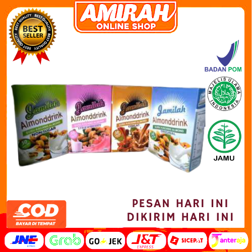 Susu Kacang Almond Susu Untuk Asi Jamilah Almonddrink Lazada Indonesia 5707