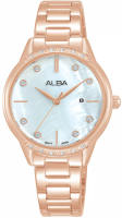 นาฬิกาข้อมือผู้หญิง ALBA Fashion รุ่น AH7AQ7X สีเงิน AH7AQ2X1 สีเงิน/ทอง AH7AP4X1 สีโรสโกลด์ขนาดตัวเรือน 31 มม.หน้าปัดสีขาว Quartz 3 เข็ม ตัวเรือน สาย Stainless steel