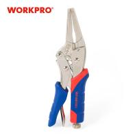 WORKPRO 6.5" Locking Plier Long Nose Straight Jaw Plier Welding Tools Hand Tool