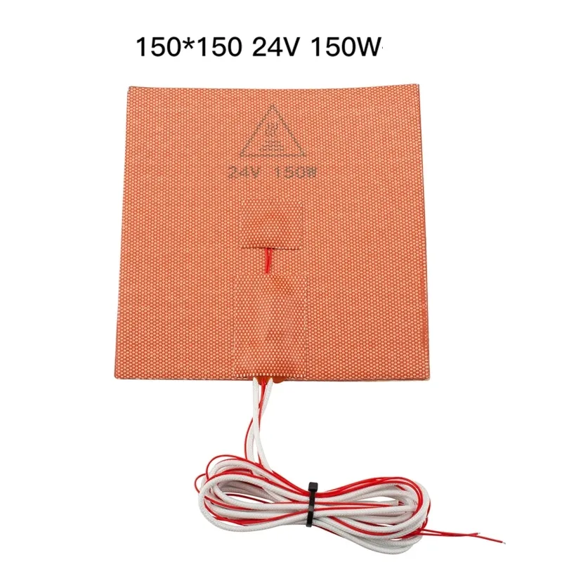 3D printer's silicone rubber hotbed heat pad heat mat