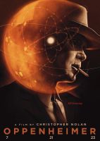 2023ภาพยนตร์ชีวประวัติ Oppenheimer ภาพยนตร์โปสเตอร์ผ้าใบจิตรกรรม Cillian Murphy รูปภาพศิลปะผนัง69F 0726