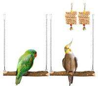 [COD] chewing toy bird swing straw 4-piece set