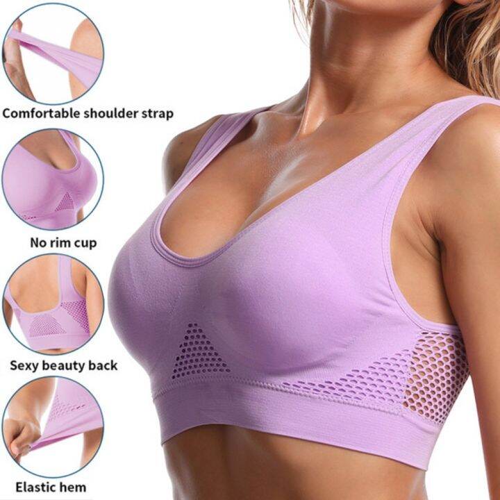 a-so-cute-bra6xl-กันกระแทกขนาดบวก-crop-top-breathablebra