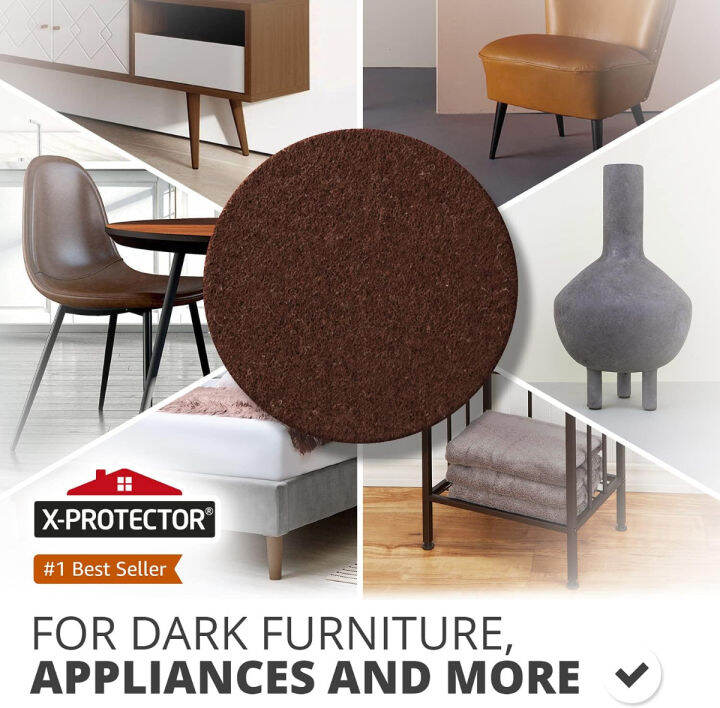 x-protector-premium-16-thick-1-4-heavy-duty-felt-furniture-pads-2-felt-pads-for-heavy-furniture-feet-best-felts-wood-floor-protectors-for-no-scratches-sliders-protect-your-hardwood-floor-2-inch-16-pcs