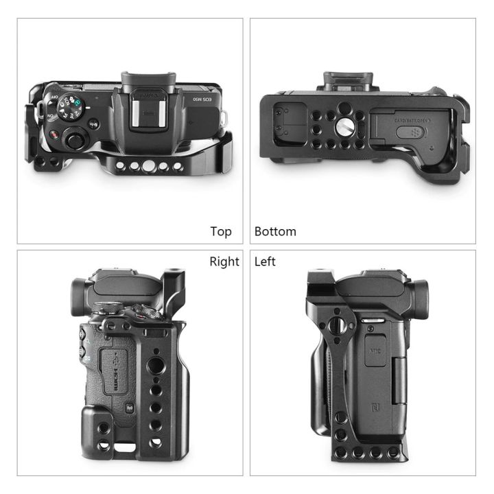 best-seller-smallrig-cage-for-canon-eos-m50-and-m5-2168-กล้องถ่ายรูป-ถ่ายภาพ-ฟิล์ม-อุปกรณ์กล้อง-สายชาร์จ-แท่นชาร์จ-camera-adapter-battery-อะไหล่กล้อง-เคส