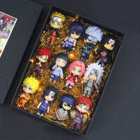 ของเล่นโมเดลการ์ตูนน่ารักขนาดเล็กสำหรับ Figur NARUTO ขนาด7-8ซม. 12ชิ้น/ล็อต