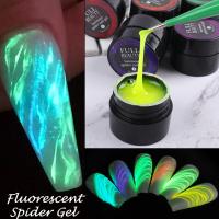 【YP】 5ml Fluorescent Gel Wire Painting In Dark Effect Silk Manicure SA1840