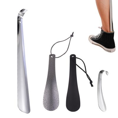Portable Stainless Steel Shoe Horns Easy Handle Shoe Horn Spoon Shoehorn Metal Shoe Extractor Shoe Remover Lifter Home Supply