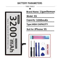 สำหรับ5วินาที5 SE 6วินาที6 7 8บวก X Xr Xs Max 8จุด6SP เปลี่ยน Bateria เดิมสูง4000มิลลิแอมป์ชั่วโมง