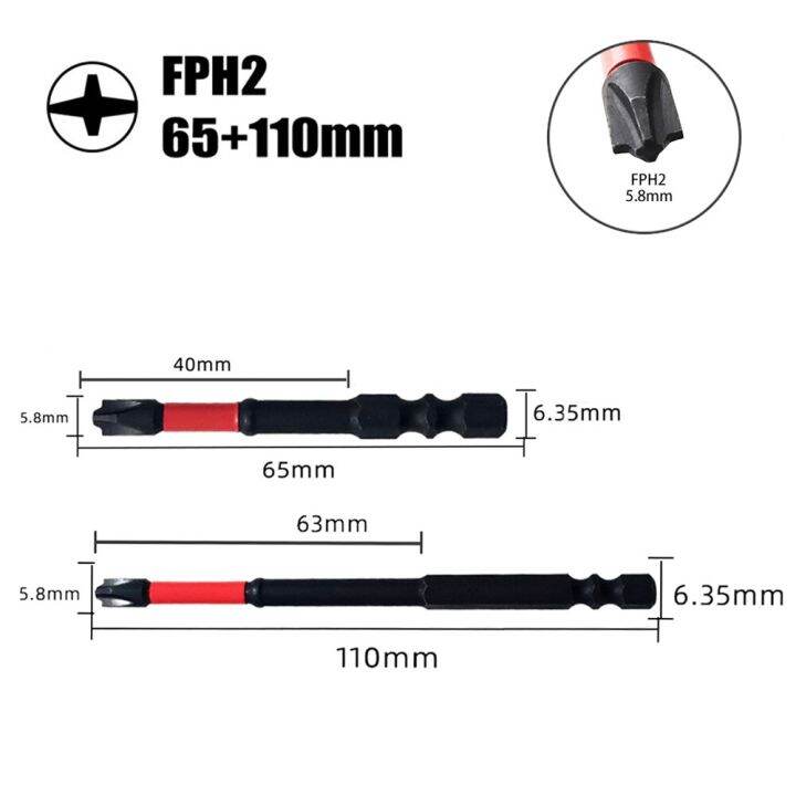 fph2-magnetic-special-cross-screwdriver-bit-non-slip-nutdrivers-batch-head-for-socket-switch-electrician-hand-tool-65-110mm-screw-nut-drivers