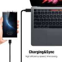 สายเคเบิลอะแดปเตอร์แปลง Micro USB ตัวผู้ OTG เป็น Type C (USB-C)