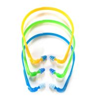 1Pcs Noise Reduction Earplugs Swim Reusable Hearing Protection Earmuff Silicone Corded Ear Plugs Ears Protector