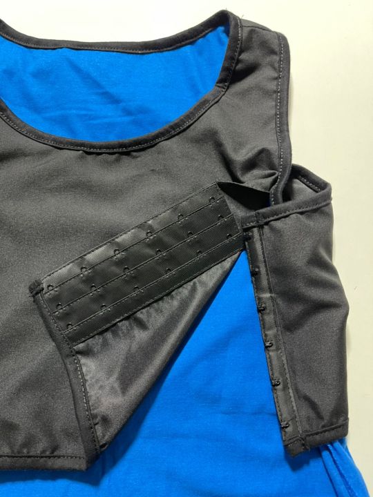 gussy-เสื้อกล้ามทอมฟิน-เสื้อกล้ามทอมเต็มตัว-เสื้อกล้ามทอม-เสื้อกล้ามรัดหน้าอก-เสื้อในทอม-รุ่น-original-สีฟ้าทะเล