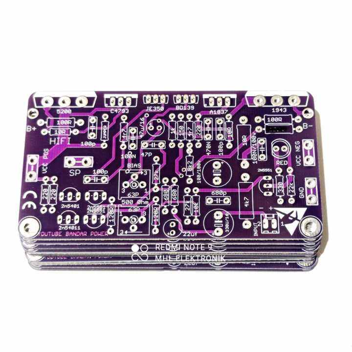 PCB Power OCL Double Layer HI-FI Super Clarity 90 Volt MANTAB | Lazada