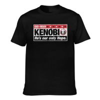 Novelty Tshirts HeS Our Hope Obi-Wan Kenobi Letter Funny Pattern Printed Tee