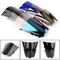 Motorcycle Windshield Windscreen For Yamaha YZF R25 2014 2015 2016 2017 2018 amp; YZF-R3 2015 Double Bubble ABS Plastic