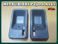 MITSUBISHI PAJERO A161 DOOR HANDLE SOCKET (LH&amp;RH) SET PAIR "GREY" // เบ้ารองมือเปิดใน ซ้าย และ ขวา สีเทา (1 คู่) สินค้าคุณภาพดี