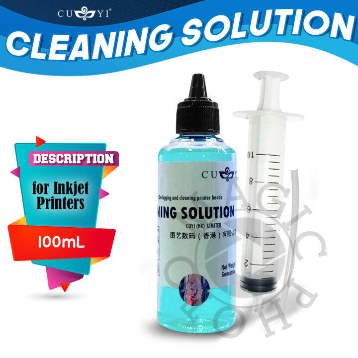 Magic photo00 CUYI Cleaning Solution for Inkjet Printer 100ml Lazada PH