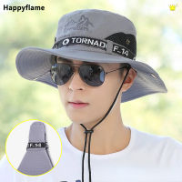 Fashion Summer Bucket Hat Sun Hats for Men Outdoor Fishing Travel Safari UV Protection Beach Hats Mesh Breathable Wide Brim Hat