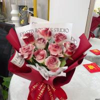 ช่อดอกไม้จำลองแฟนของขวัญของขวัญดอกกุหลาบวันวาเลนไทน์ AA201 วันเกิดสำหรับแฟนสาว