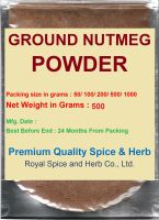 GROUND NUTMEG POWDER 500 Grams 100 % , JAIPHAL NUTMEG POWDER  ม ลูกจันทน์ป่น 100%,  HIGH QUALITY