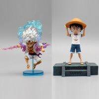 One Piece รูป 10 ซม.Luffy Gear 5 Nika รูปปั้นตุ๊กตาอะนิเมะไม่มีกล่องมินิคอลเลกชัน Kawaii ตกแต่งของขวัญรุ่นของเล่นเด็ก