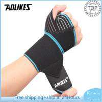 AOLIKES 2ชิ้น/เซ็ตปรับการออกแบบเปิดและยกน้ำหนักสายรัดข้อมือสายรัดข้อมือ