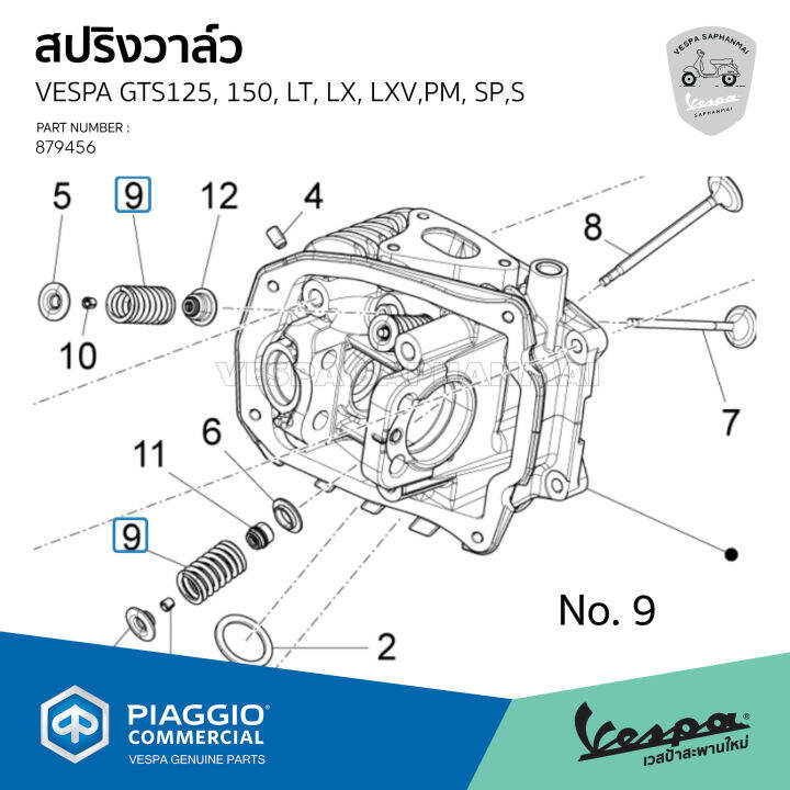 879456-สปริง-วาล์ว-vespa-s-lx-lt-lxv-sprint-primavera-gts150-ของแท้-เบิกศูนย์-เวสป้า