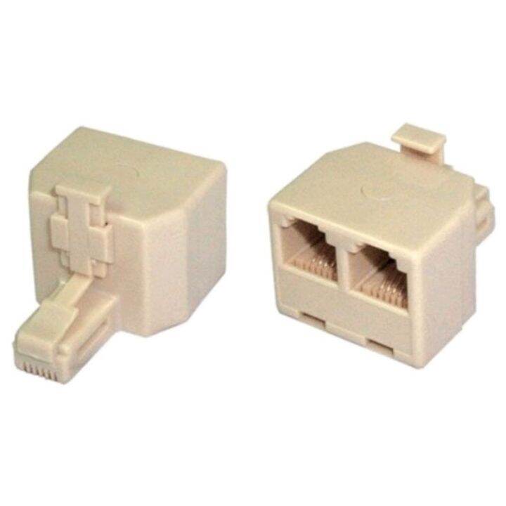 RJ11 Telephone splitter 2Way Outlet Telephone | Lazada PH