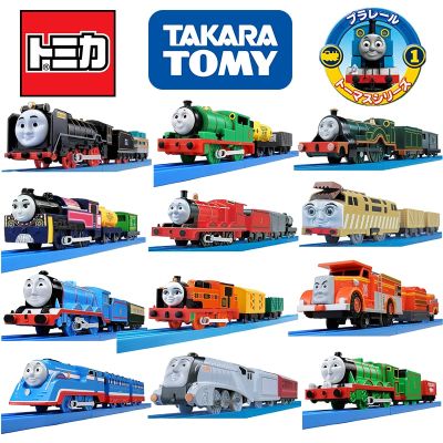 Takara Tomy Pla-Rail Plarail Thoma &amp; Friends ของแท้ Thomas Tobe รถไฟฟ้าของเล่น Shino Gauteng Yongbao