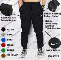 Atjin-Celana Joger Sports Training Baby Terry Soft Material ขนาด28-44 [6รูปแบบสี]