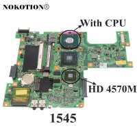 ความคิดเมนบอร์ดแล็ปท็อปสำหรับ Inspiron 1545 PM45 HD4570M DDR2 H314N 0H314N CN-0H314N 48.4AQ12 011 CPU ฟรี