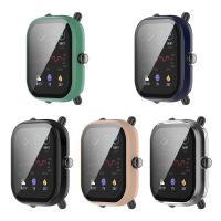 [HOT TALQQQWWEGE 583] ฝาครอบกระจกสำหรับ Huami Amazfit GTS 3/2/2Mini/2e PC ฟิล์มกระจกนิรภัยอุปกรณ์ป้องกันกรอบกันชน