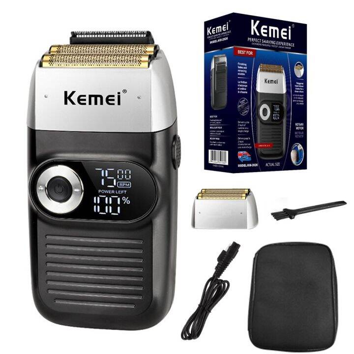 【DT】 hot Kemei KM-2026 Powerful Barber Pro Electric Shaver For Men Hair ...