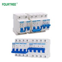 【LZ】▧  1 pces mts interruptor de transferência manual de potência dupla 1p 2p 3p 4p mini interruptor de bloqueio ac 6a-125a 50/60hz trilho de dain